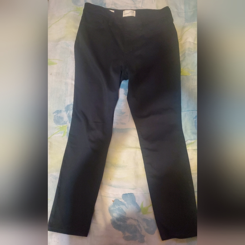 High rise skinny black jeans Sz 8